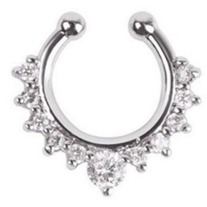 NOSE RING Jewelry - BRAND NEW Crystal Septum Nose Ring NOSE RING Jewelry - BRAND NEW Crystal Septum Nose Ring